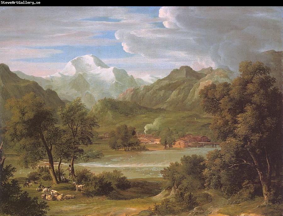 Joseph Anton Koch The Lauterbrunnen Valley